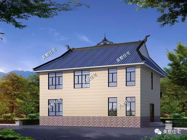 二層新中式別墅圖，中式與現(xiàn)代的完美結合，看過的都說好