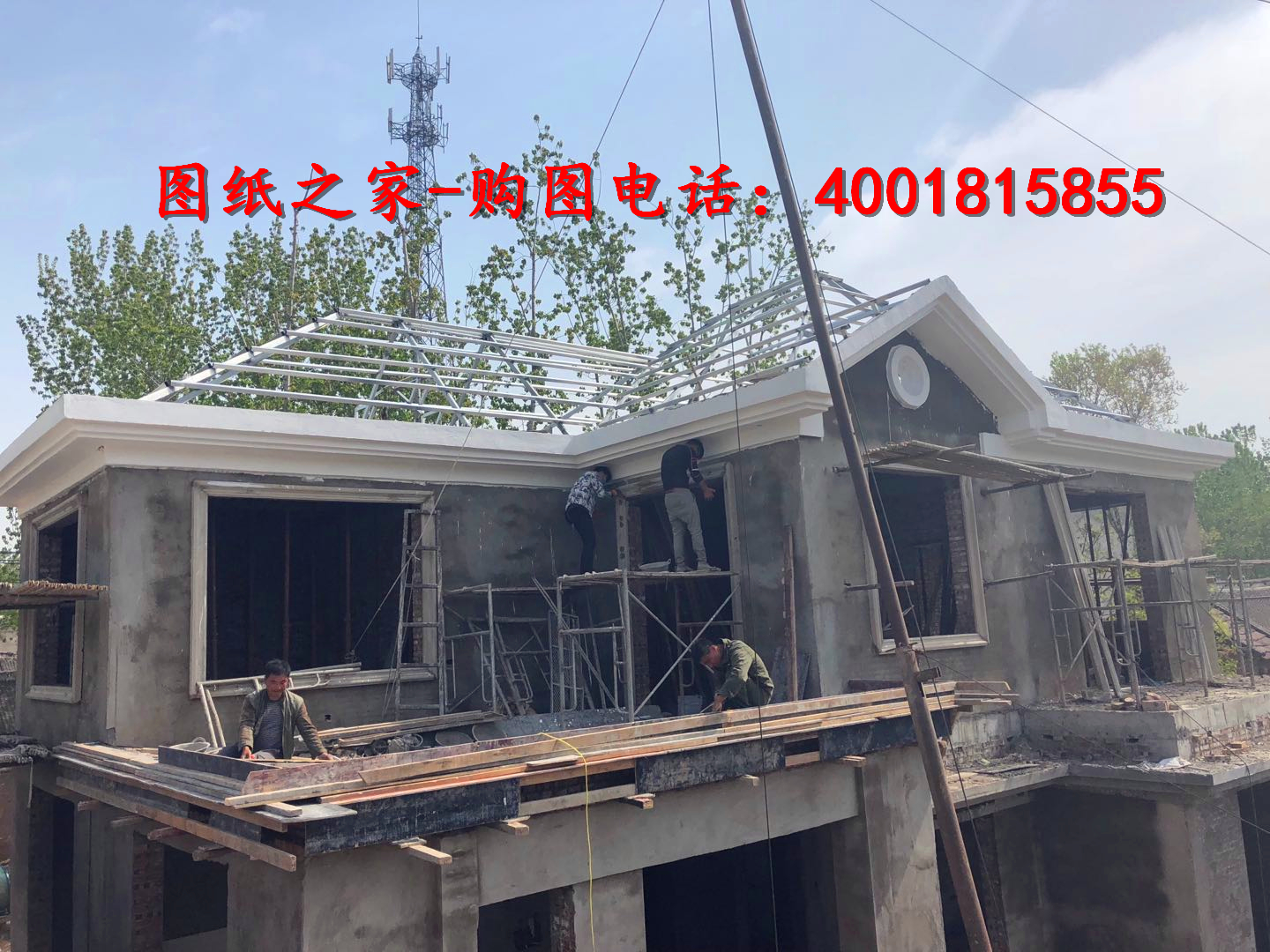 150平農(nóng)村二層樓房實景圖，30萬建好，帶施工圖，城里2套房都不換！