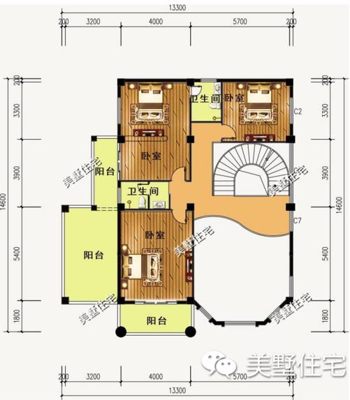 3套三層的小洋別墅設(shè)計(jì)圖，外觀漂亮又大氣，給父母一個(gè)舒適的家