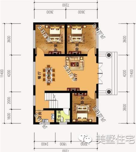 3套三層的小洋別墅設(shè)計(jì)圖，外觀漂亮又大氣，給父母一個(gè)舒適的家