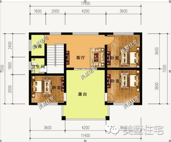 3套三層的小洋別墅設(shè)計(jì)圖，外觀漂亮又大氣，給父母一個(gè)舒適的家