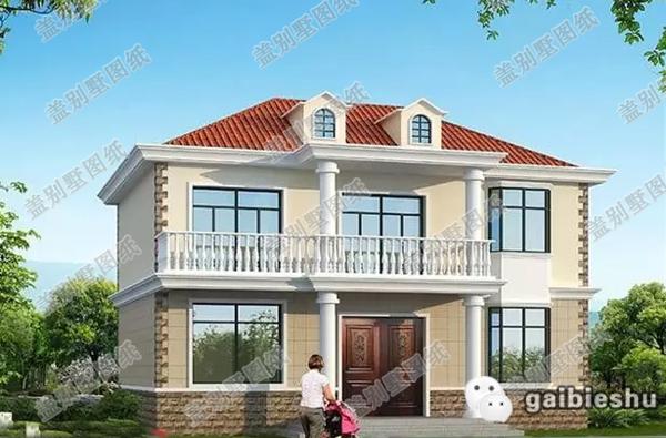 2款二層農(nóng)村別墅設(shè)計(jì)圖，造價(jià)都在20左右，外觀太吸引人了