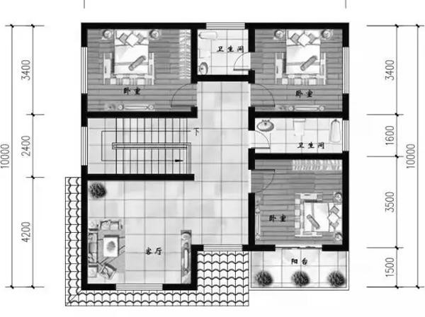 2款二層農(nóng)村別墅設(shè)計(jì)圖，造價(jià)都在20左右，外觀太吸引人了