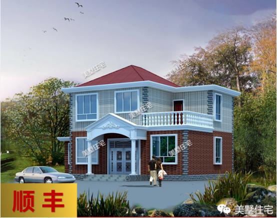 3款農(nóng)村2層小別墅圖，20萬就能建起來，讓你花少錢，建好的房子！