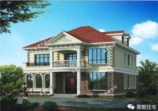 3款農(nóng)村2層小別墅圖，20萬就能建起來，讓你花少錢，建好的房子！