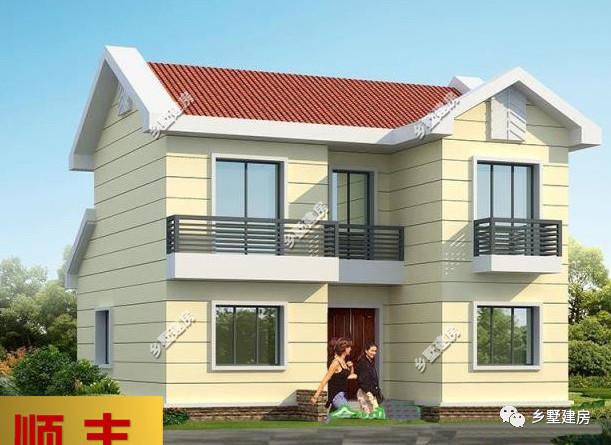 三款農(nóng)村二層別墅圖，不到100平的農(nóng)村小別墅，讓你知道小面積也有好布局
