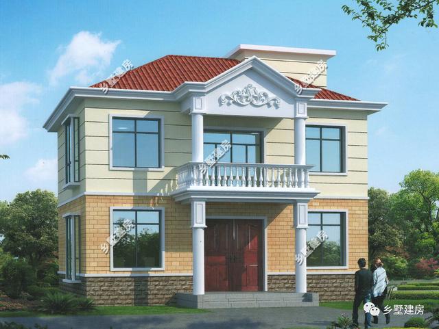 三款農(nóng)村二層別墅圖，不到100平的農(nóng)村小別墅，讓你知道小面積也有好布局