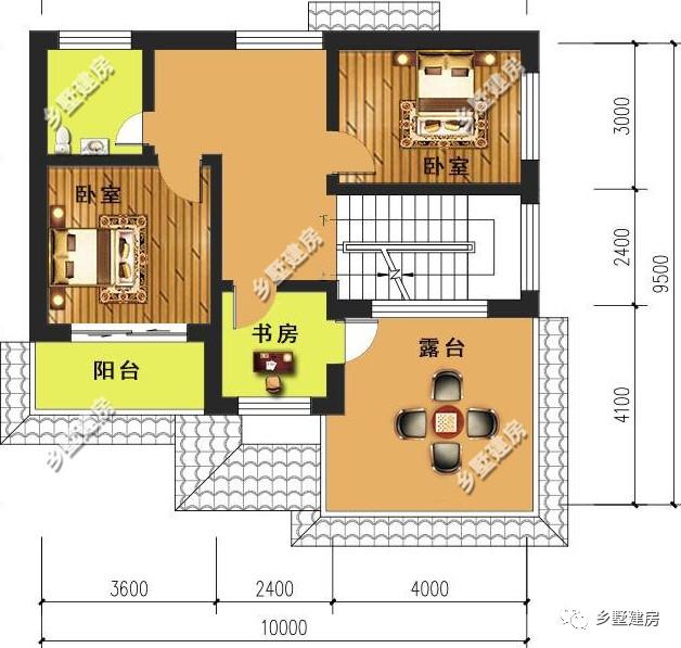 三款農(nóng)村二層別墅圖，不到100平的農(nóng)村小別墅，讓你知道小面積也有好布局
