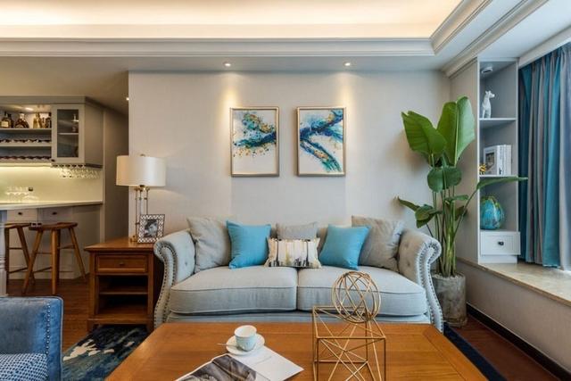 緊湊型美式裝修，套內(nèi)面積89平米，一樣的漂亮