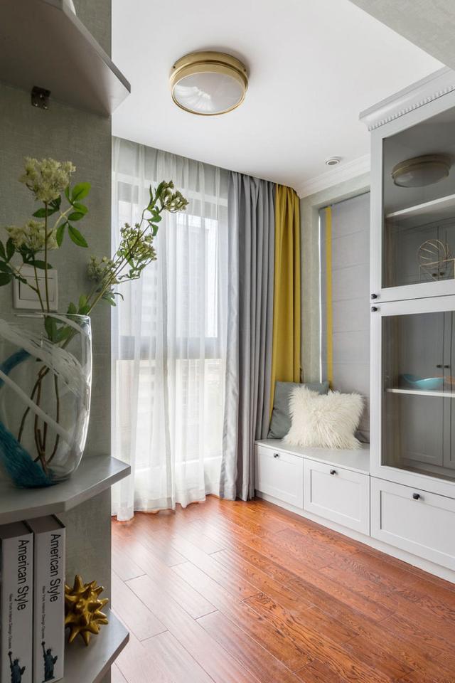 緊湊型美式裝修，套內(nèi)面積89平米，一樣的漂亮