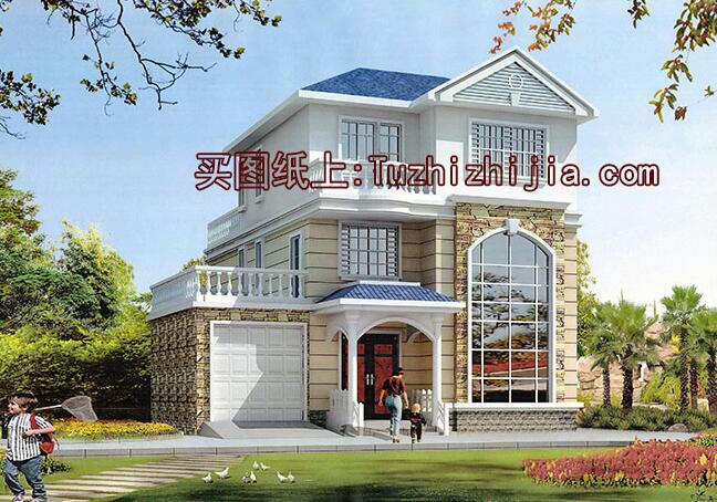 3款【漂亮三層別墅圖片大全】預(yù)算25萬起，第2款老少皆愛！