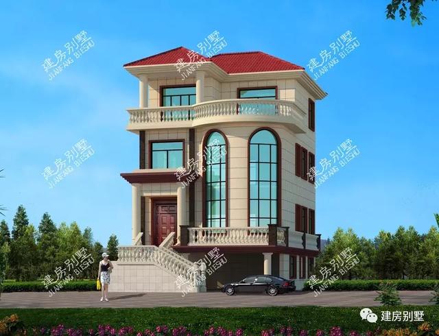 面寬9米同樣建豪宅，四層帶架空層的豪華別墅設(shè)計圖，不僅外觀大氣，布局更是好用到