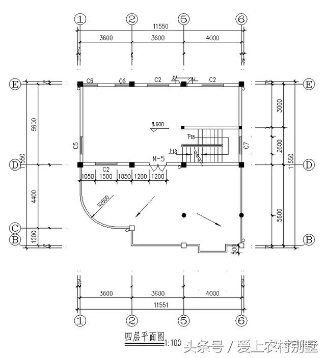 120平新農(nóng)村框架結(jié)構(gòu)別墅圖，三層半+挑空客廳+大露臺(tái)，超氣派超流行的一款別墅