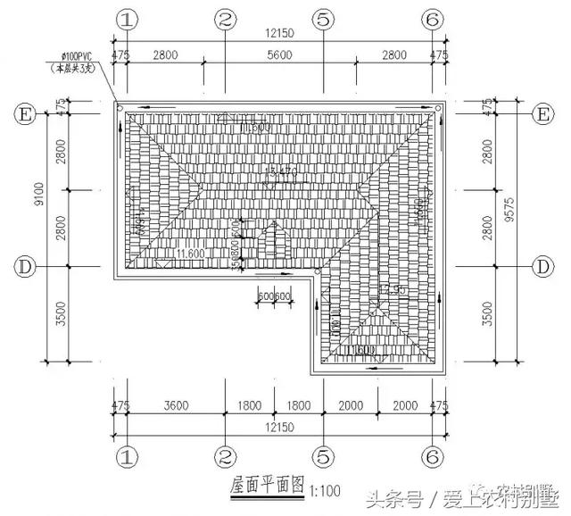 120平新農(nóng)村框架結(jié)構(gòu)別墅圖，三層半+挑空客廳+大露臺(tái)，超氣派超流行的一款別墅