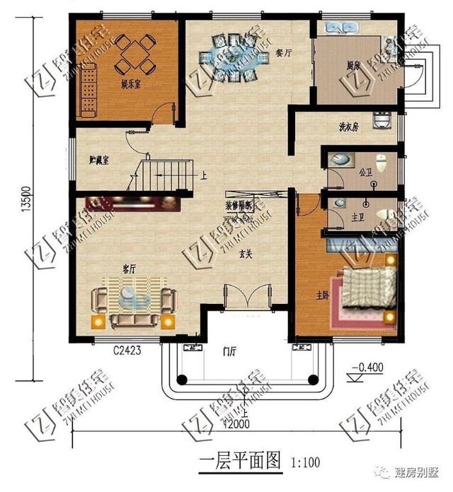 兩棟漂亮實用的二層別墅圖，無論建哪一棟別墅，都會令人羨慕不已