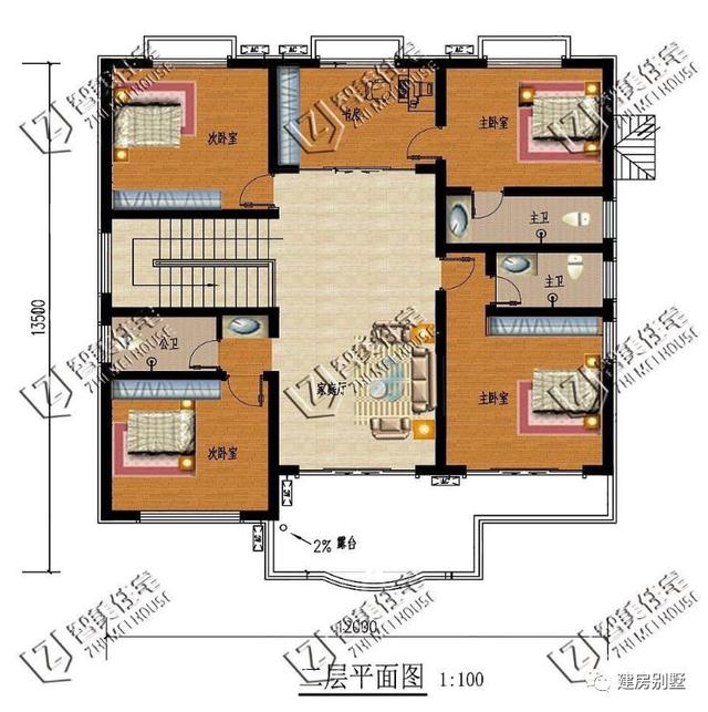 兩棟漂亮實用的二層別墅圖，無論建哪一棟別墅，都會令人羨慕不已