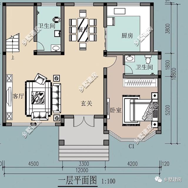 二層歐式現(xiàn)代農(nóng)村自建房設(shè)計(jì)圖，與其負(fù)債累累的還房貸，不如回家花30萬(wàn)蓋一棟漂亮的小別墅