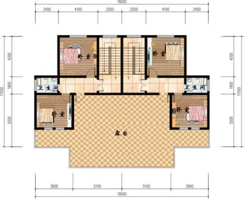 4款農(nóng)村雙拼別墅圖，不同風(fēng)格簡(jiǎn)單實(shí)用造價(jià)低，兄弟一起建房的最佳選擇