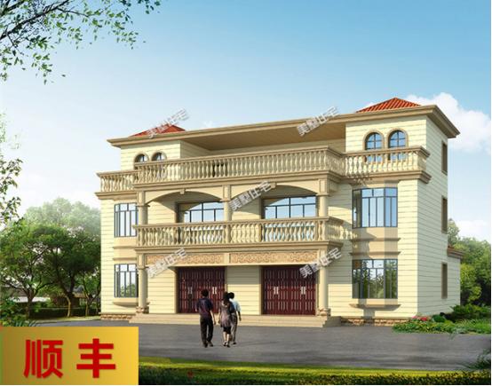 4款農(nóng)村雙拼別墅圖，不同風(fēng)格簡(jiǎn)單實(shí)用造價(jià)低，兄弟一起建房的最佳選擇