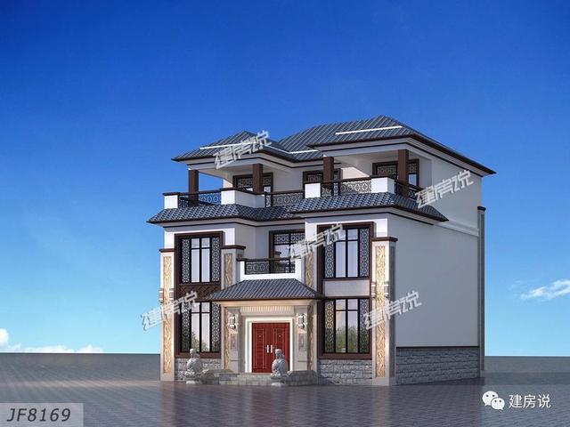 3棟130平的新中式別墅設(shè)計圖，外觀典雅大氣真心漂亮，農(nóng)村自建房的新潮流