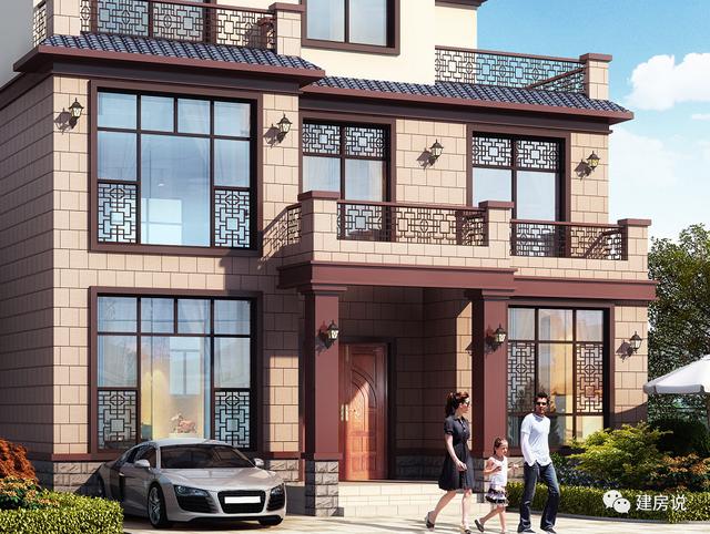 3棟130平的新中式別墅設(shè)計圖，外觀典雅大氣真心漂亮，農(nóng)村自建房的新潮流