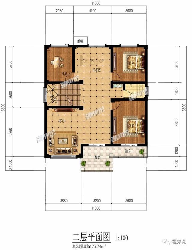 3棟130平的新中式別墅設(shè)計圖，外觀典雅大氣真心漂亮，農(nóng)村自建房的新潮流