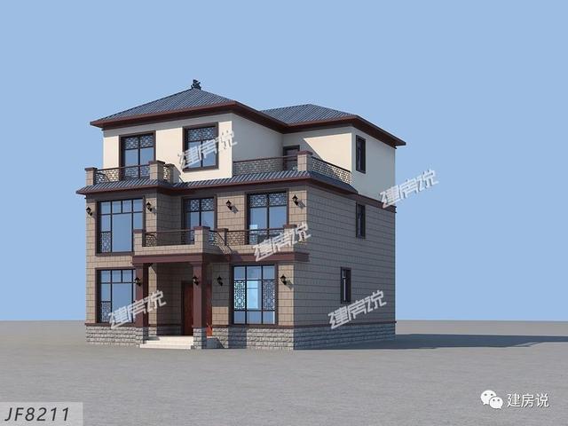 3棟130平的新中式別墅設(shè)計圖，外觀典雅大氣真心漂亮，農(nóng)村自建房的新潮流