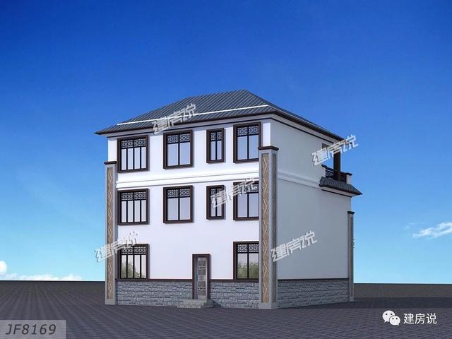 3棟130平的新中式別墅設(shè)計圖，外觀典雅大氣真心漂亮，農(nóng)村自建房的新潮流