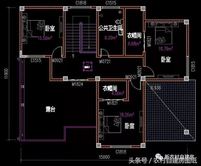 4款豪華農(nóng)村自建別墅圖，款款帶堂屋，配以園林庭院，假山水景，這樣的豪宅城里人有再多的錢也買不起。