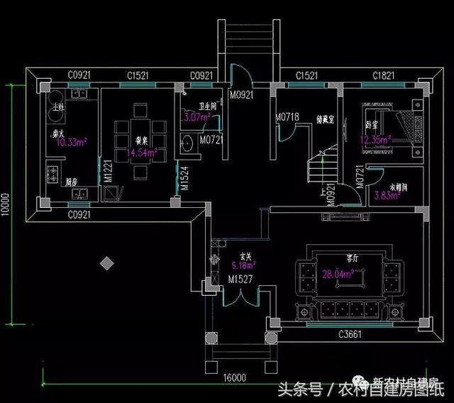 4款豪華農(nóng)村自建別墅圖，款款帶堂屋，配以園林庭院，假山水景，這樣的豪宅城里人有再多的錢也買不起。