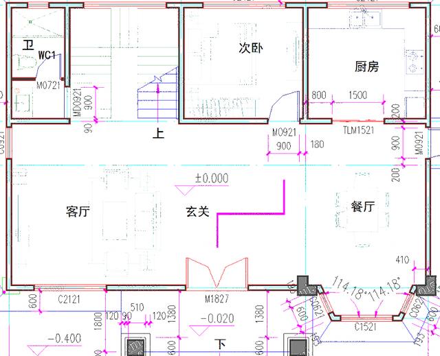 二層半 三層12×8米2廳7臥帶涼亭別墅設(shè)計(jì)圖，造價(jià)30萬(wàn)左右，外觀溫暖低調(diào)，大氣美觀