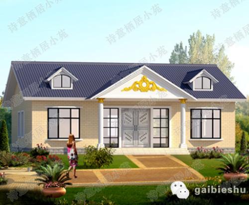 一層20萬15×12米2廳3室?guī)P室套房別墅設(shè)計(jì)圖建筑結(jié)構(gòu)水電齊全，供大家參考一下