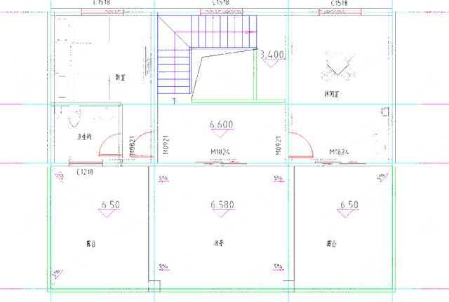 35萬三層平頂2廳7臥帶挑空餐廳+涼亭獨棟自建房設(shè)計圖紙，比較符合農(nóng)村建房審美