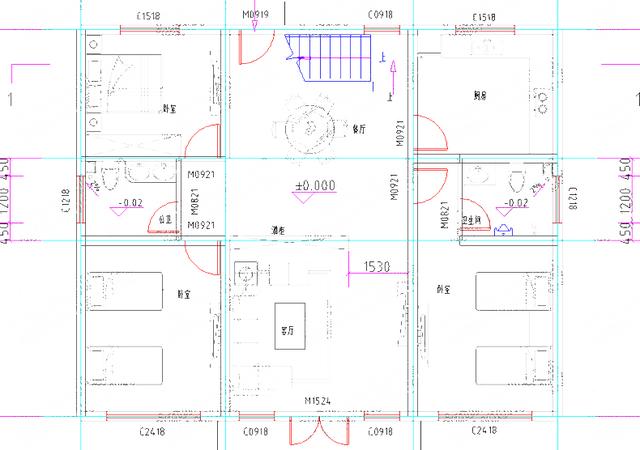 35萬三層平頂2廳7臥帶挑空餐廳+涼亭獨棟自建房設(shè)計圖紙，比較符合農(nóng)村建房審美