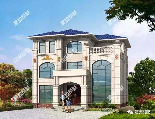 13×11米三層農(nóng)村別墅設(shè)計(jì)圖，這棟住宅建起來肯定讓別人羨慕不已