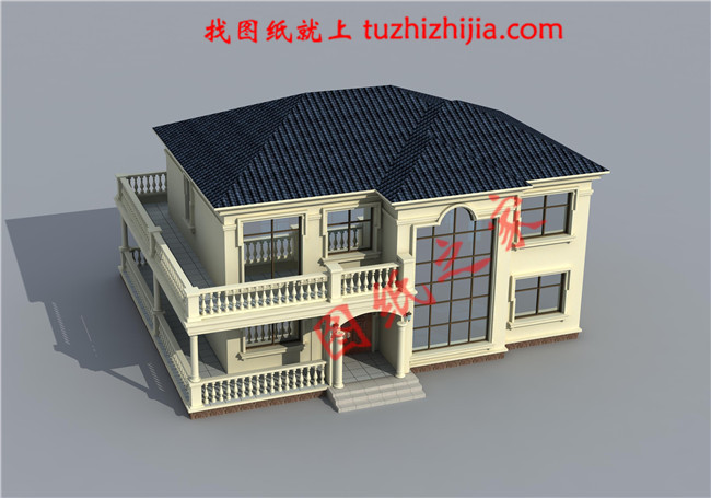 二層復式樓房設(shè)計圖，平實接地氣的平面布局