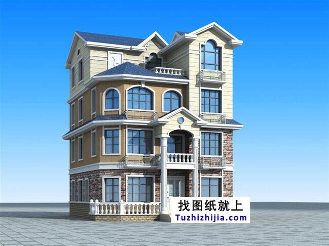 3棟最新款三層半別墅圖片，建其中一棟都可以成地標(biāo)建筑（全套施工圖）