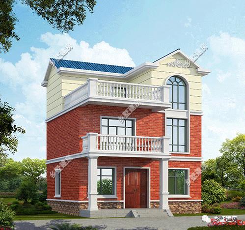 18萬(wàn)三層農(nóng)村新別墅圖，五室兩廳還有一個(gè)大露臺(tái)，真是太劃算了