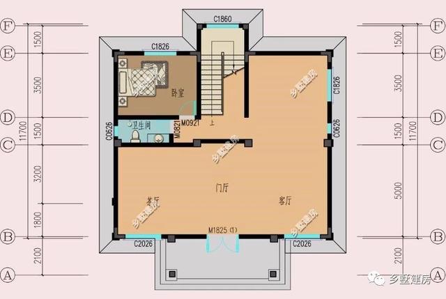 40萬建11X11米農(nóng)村三層別墅圖，美觀實(shí)用，完全符合中國人對于房子的審美追求