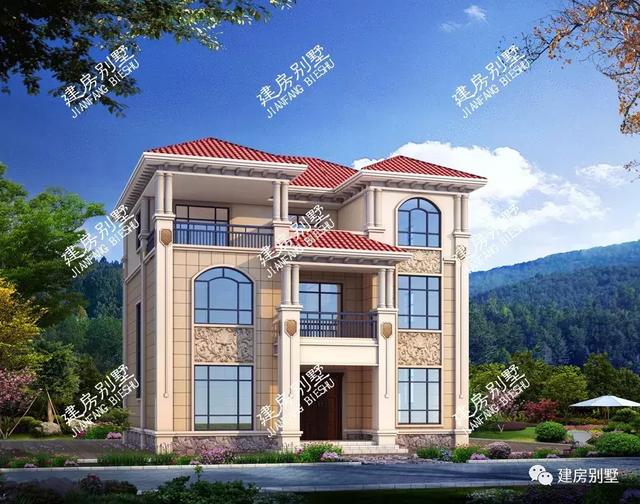 兩棟框架結(jié)構(gòu)建造的別墅設(shè)計圖，風格不同，但是一樣圈粉無數(shù)