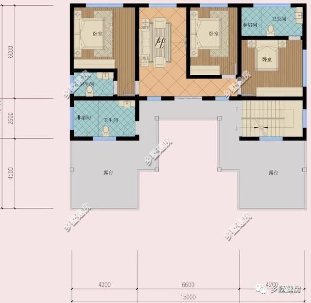 新款階梯式外觀三層四合院別墅圖，快來(lái)看看，內(nèi)外兼修！