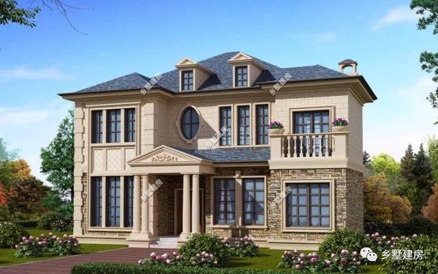 新款階梯式外觀三層四合院別墅圖，快來(lái)看看，內(nèi)外兼修！