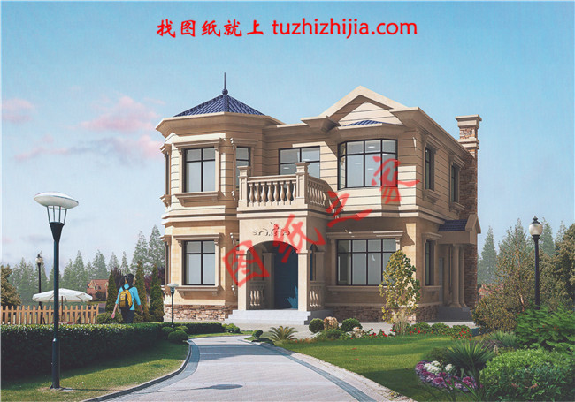 農(nóng)村最好看18萬左右兩層小樓圖，外觀、造型簡潔大方