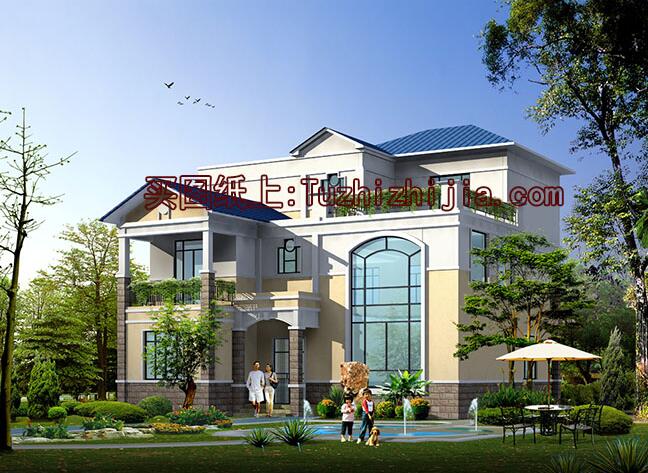 精選5套農(nóng)村三層樓房新款圖片，第4套30萬(wàn)，第3套最美？