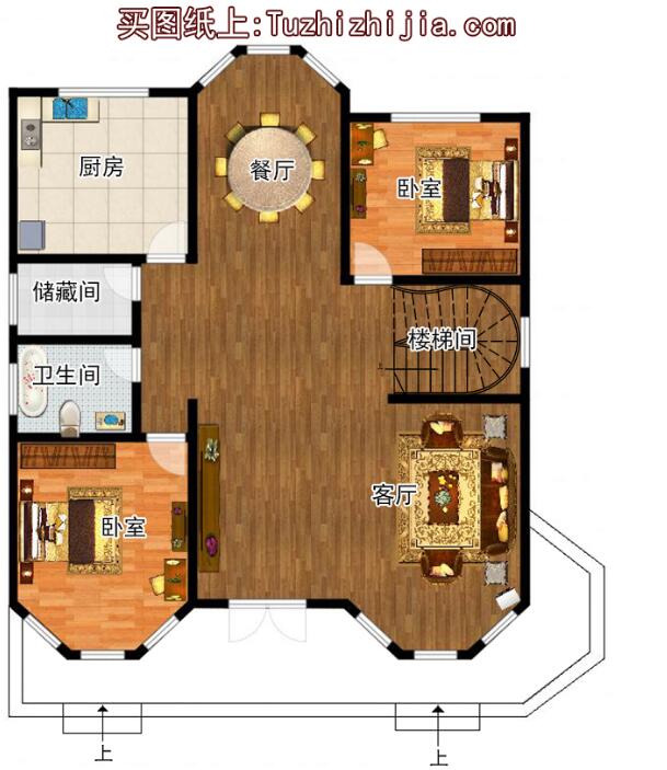 精選5套農(nóng)村三層樓房新款圖片，第4套30萬(wàn)，第3套最美？