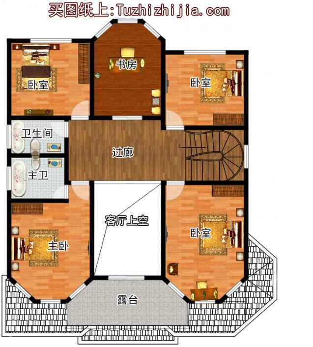 精選5套農(nóng)村三層樓房新款圖片，第4套30萬(wàn)，第3套最美？