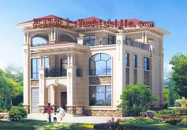 精選5套農(nóng)村三層樓房新款圖片，第4套30萬(wàn)，第3套最美？