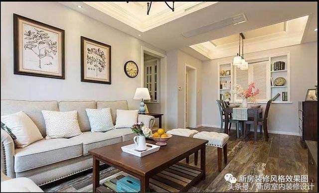 這是一款85平的美式兩房，全屋精致漂亮，簡(jiǎn)潔大方，朋友卻說(shuō)地板是一大敗筆！