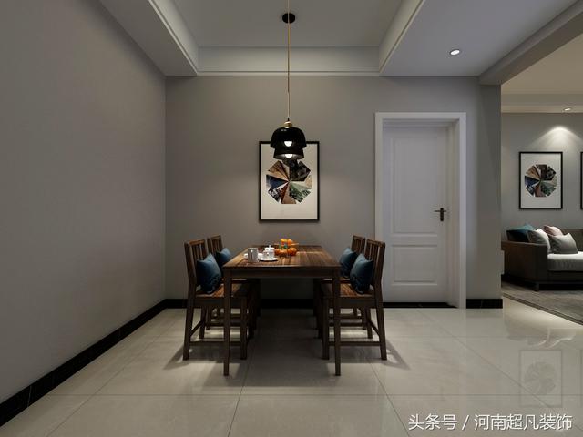 120平現(xiàn)代簡(jiǎn)約的裝修效果圖，撥動(dòng)你的心弦，邊線條都很硬朗，空間大方簡(jiǎn)約，讓人心曠神怡