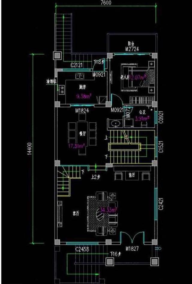 不怕宅基地小，推薦三款開間只有7米的農(nóng)村自建房設(shè)計(jì)圖，經(jīng)濟(jì)實(shí)用，還帶車庫(kù)